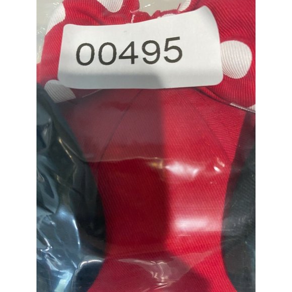 Disney Kid's Red Black Minnie Mouse Bow & Ears Adjustable Baseball Hat Cap - Picture 11 of 11